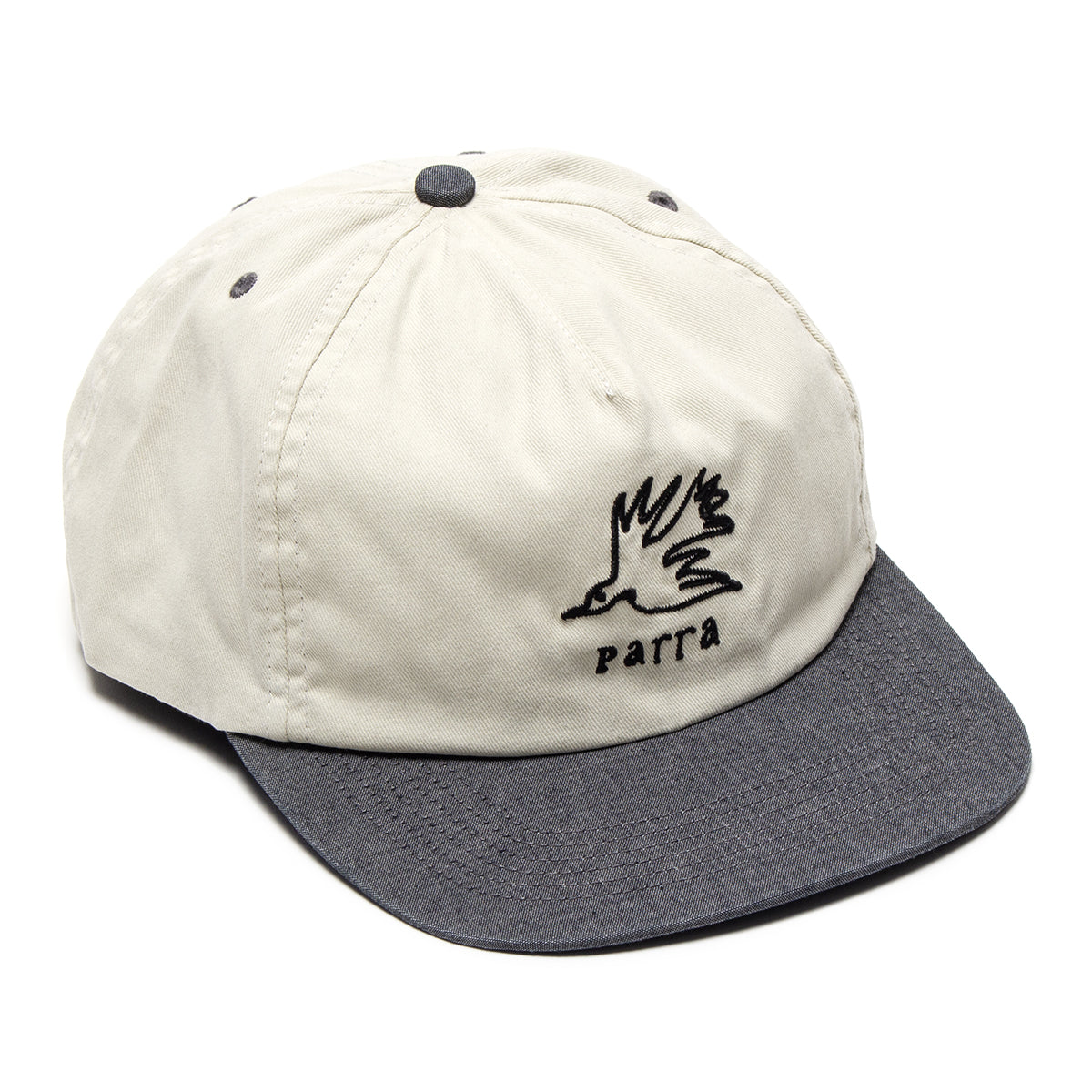 by Parra - Yarn Bird 5 Panel Hat
Color : Off White