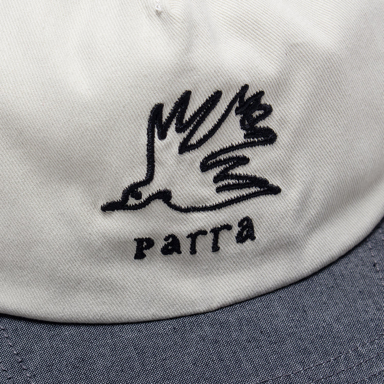by Parra - Yarn Bird 5 Panel Hat
Color : Off White