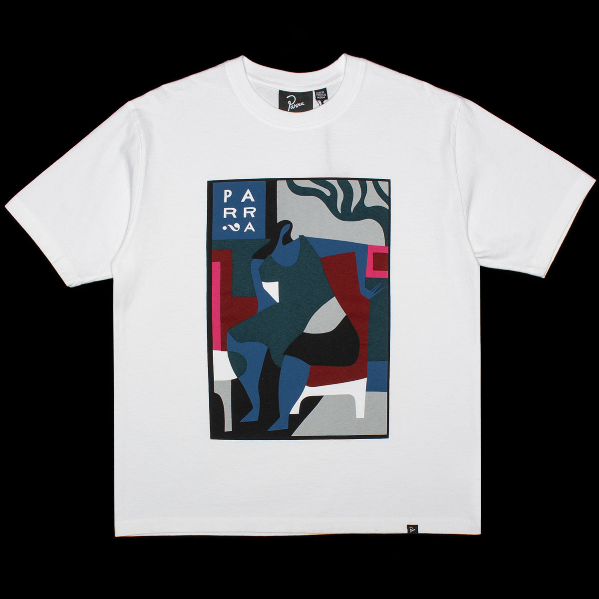 by Parra - Leaving Now T-Shirt
Color : White