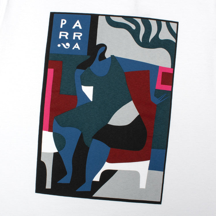 by Parra - Leaving Now T-Shirt
Color : White