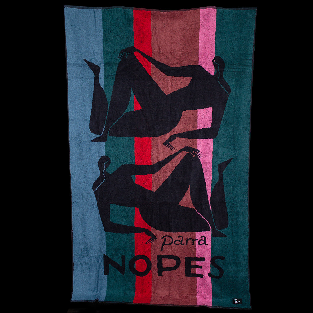 by Parra - Nope Und Nopes Beach Towel
Color : Mallard Green