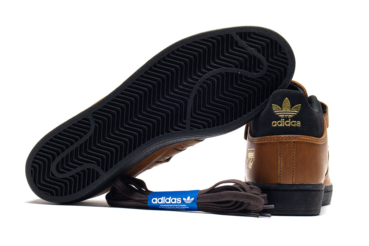 Adidas | Pro Shell ADV x Heitor Style # ID3648 Color : Core Black / Brown