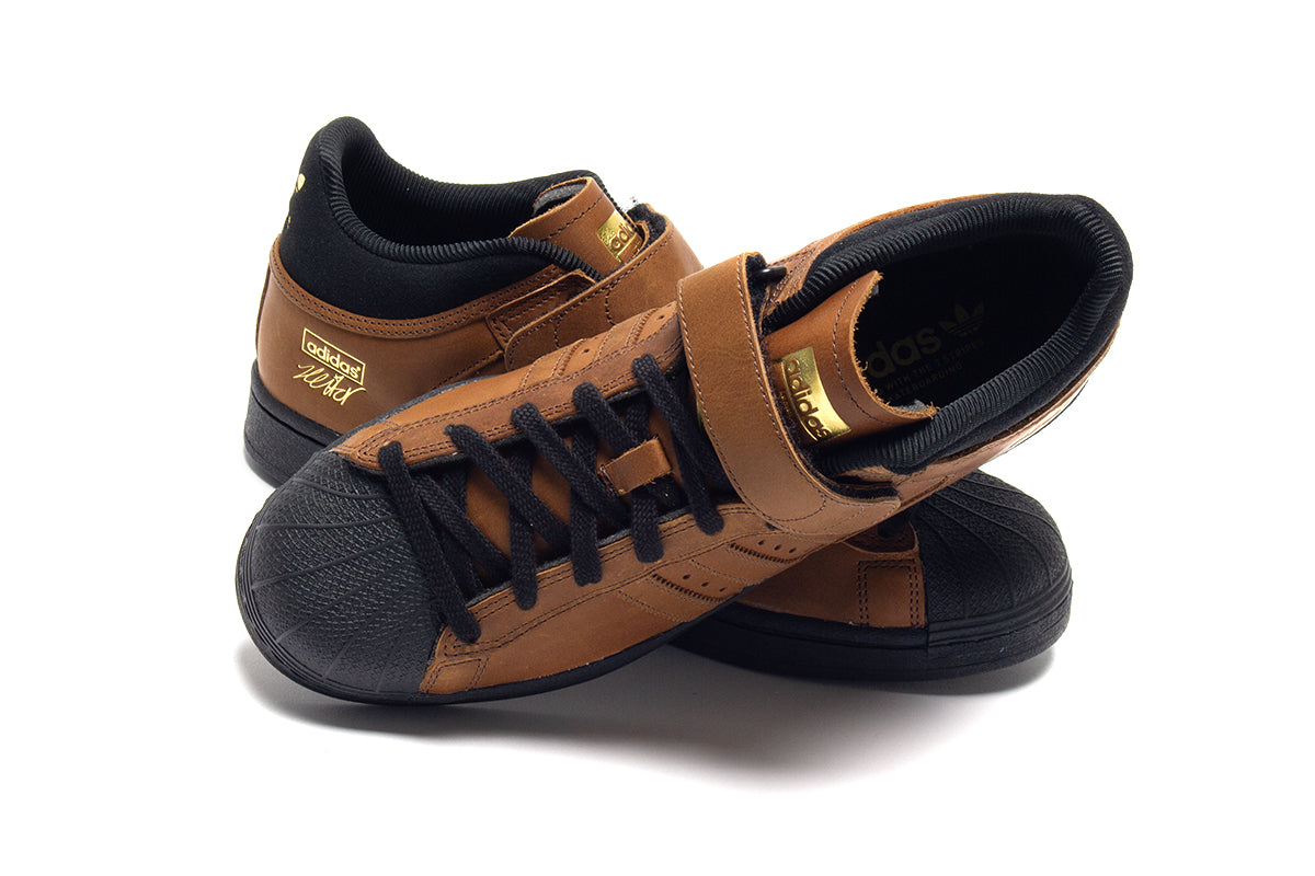 Adidas | Pro Shell ADV x Heitor Style # ID3648 Color : Core Black / Brown