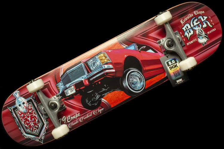 DGK - Coupe Complete Deck
Size : 8"
Wheels : 52mm - 100A
Griptape : Black