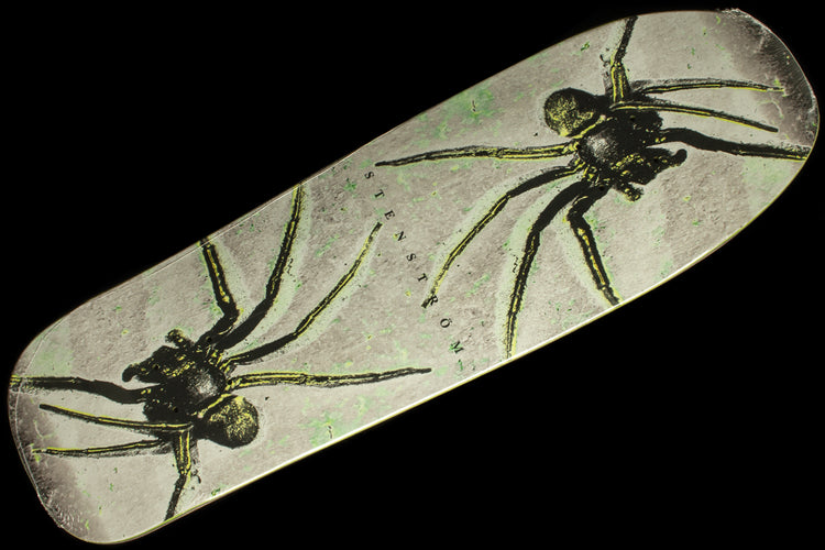 Polar Skate Co. - Spider Deck
Size : 9.2"
Wheelbase 14.20"
Length : 31.75"
Nose : 6.9"
Tail : 6.5"
Manufactured by BBS

David Stenstrom