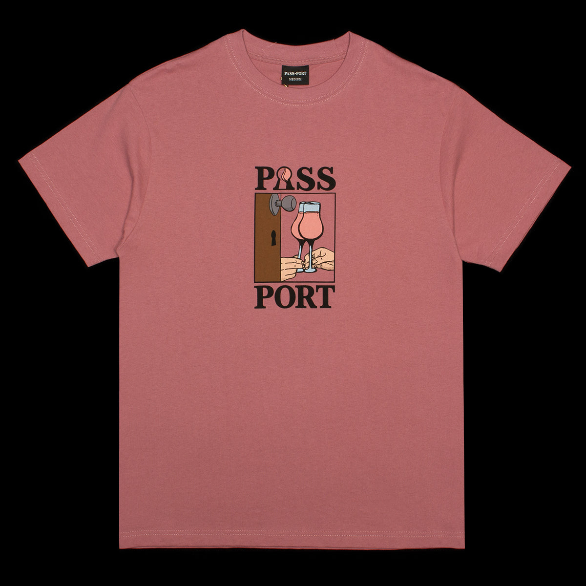 Passport | What U Think U Saw T-Shirt Color : Washed Berry