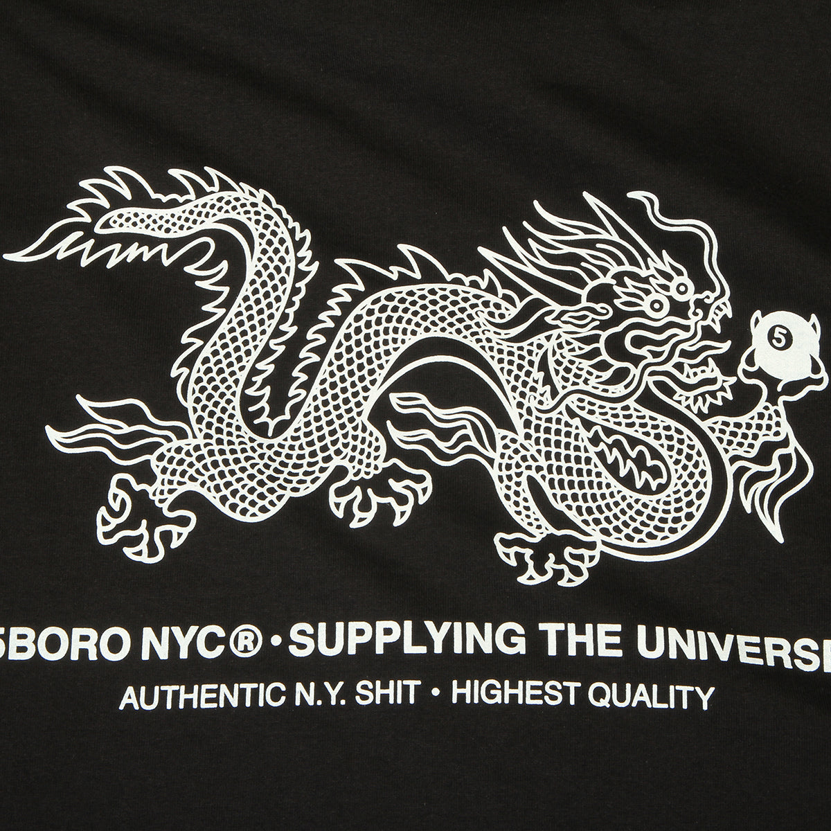 5Boro - 5Ball Dragon T-Shirt
Color : Black / White