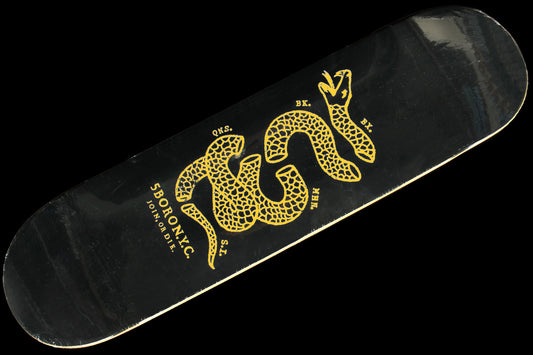 5Boro - Join Or Die Snake Deck
Color : Black / Yellow