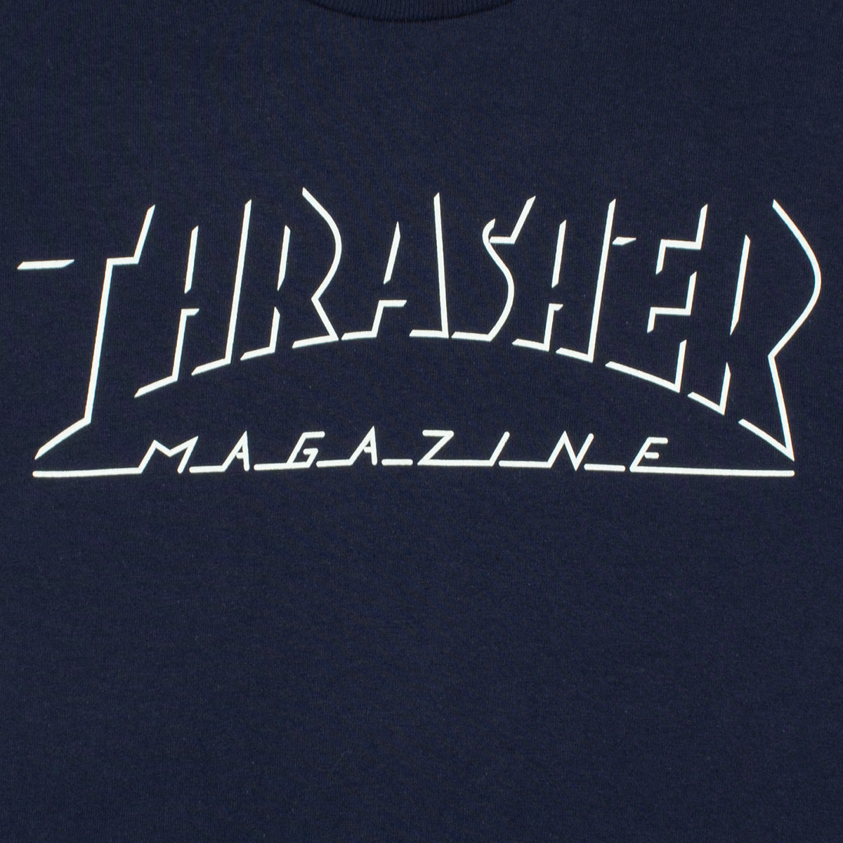Thrasher - Shadow Mag Logo T-Shirt
Color : Navy