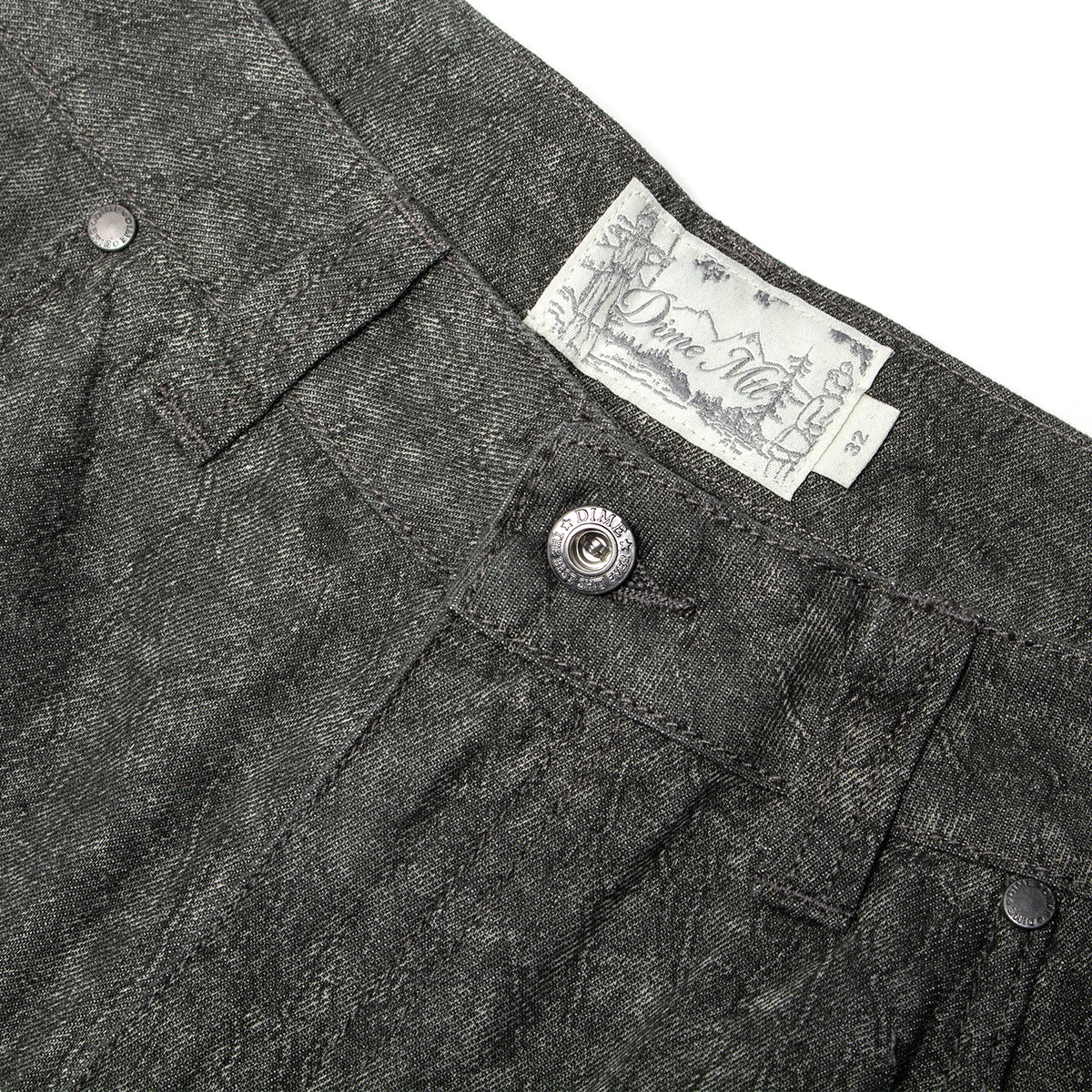 Dime - Baggy Denim Pants
Color : Electric Charcoal