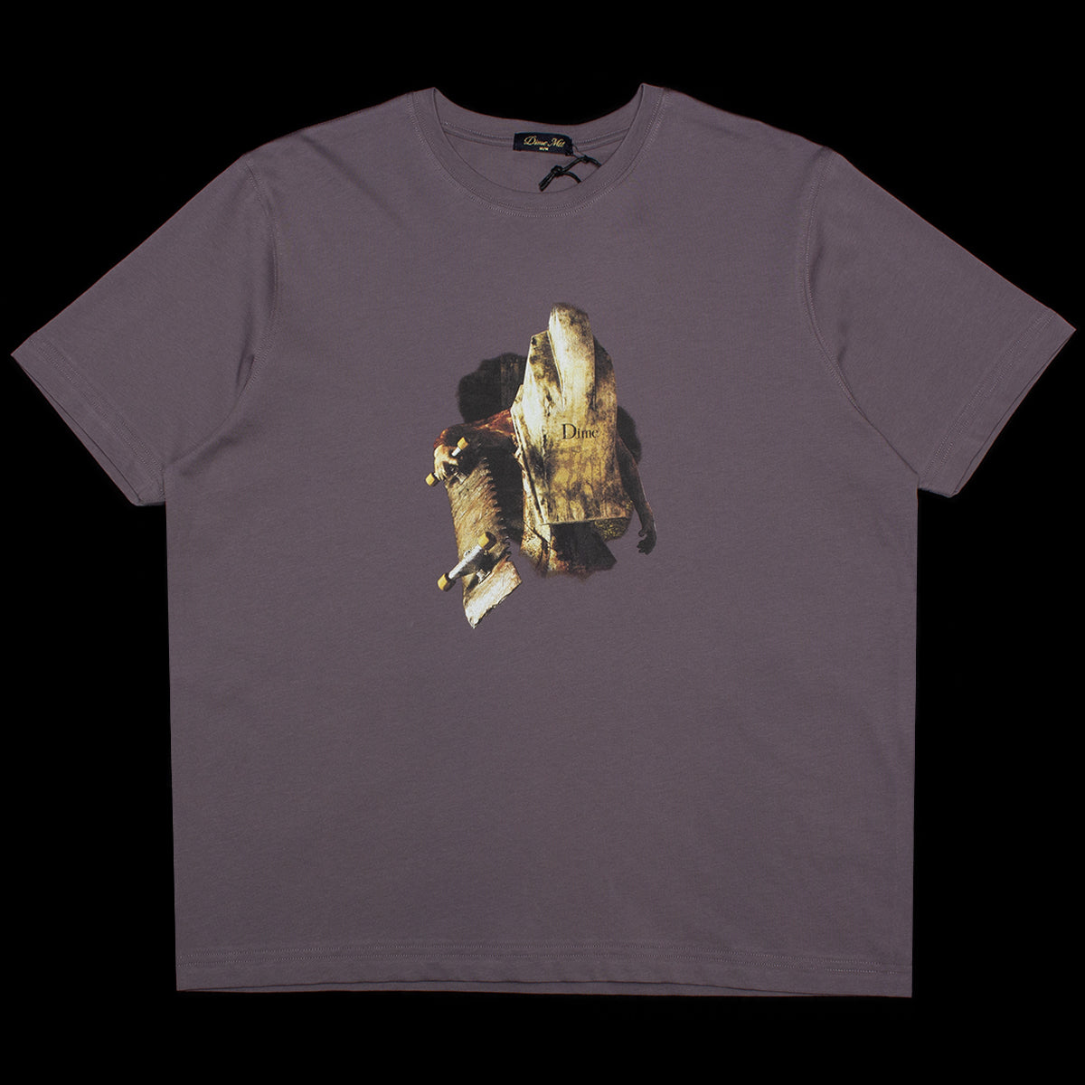 Dime - Rollin Head T-Shirt
Color : Charcoal Grape