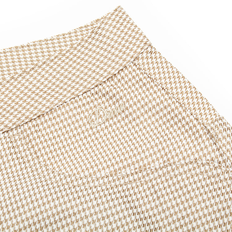 Dime - Baggy Houndstooth Shorts
Color : Beige