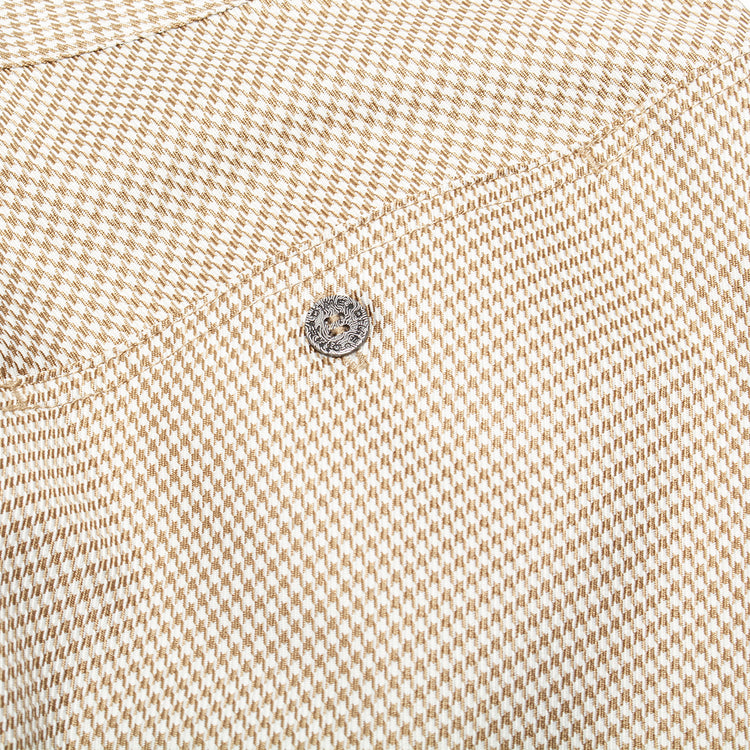 Dime - Baggy Houndstooth Shorts
Color : Beige