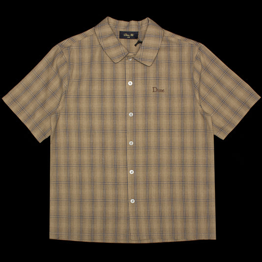 Dime - Plaid Button Up Shirt
Color : Brown