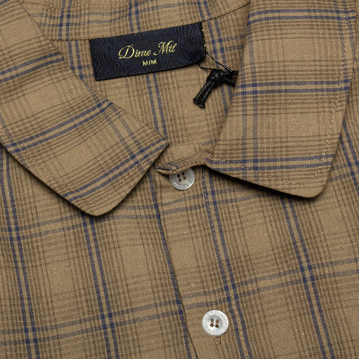 Dime - Plaid Button Up Shirt
Color : Brown