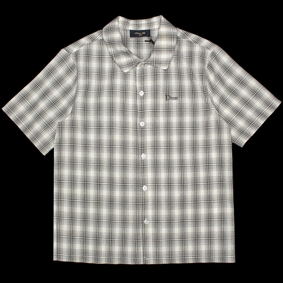Dime - Plaid Button Up Shirt
Color : Gray