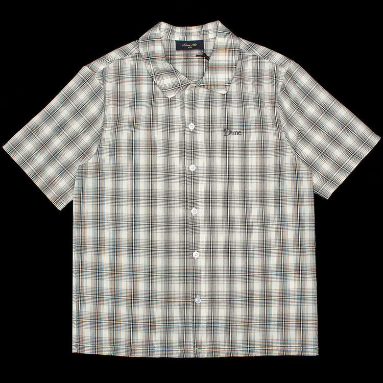 Dime - Plaid Button Up Shirt
Color : Gray