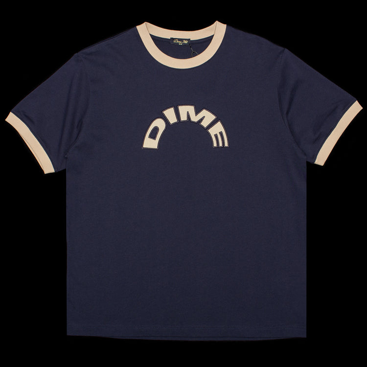 Dime - Arch Ringer T-Shirt
Color : Navy
