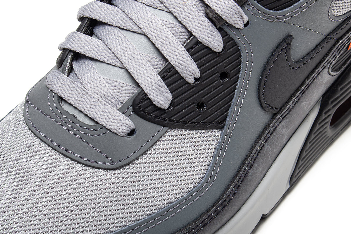 Nike - Air Max 90 Premium
Style # IQ0172-900
Color : Multi Color / Black / Smoke Grey