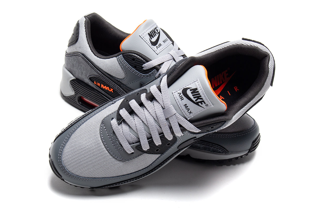 Nike - Air Max 90 Premium
Style # IQ0172-900
Color : Multi Color / Black / Smoke Grey