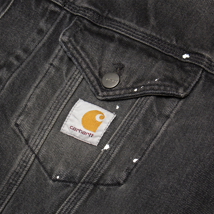 Carhartt WIP - Helston Jacket
Style # I033352-89EJ
Color : Black (Destroy Wash Splatter)