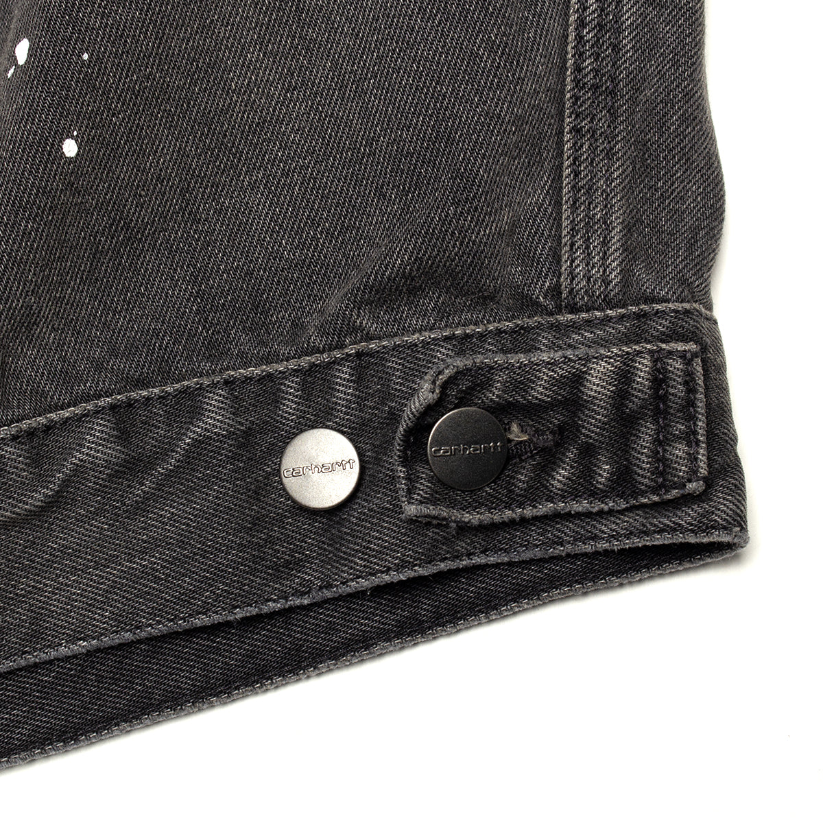 Carhartt WIP - Helston Jacket
Style # I033352-89EJ
Color : Black (Destroy Wash Splatter)