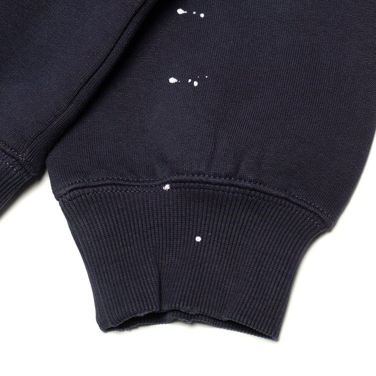 Carhartt WIP - Painter Sweatshirt
Style # I036899-1C
Color : Dark Navy (Destroy Wash Splatter)