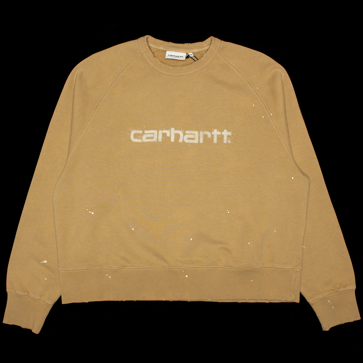 Carhartt WIP - Women's Painter Sweatshirt
Style # I036843-07EEJ
Color : Dusty Hamilton Brown (Destroy Wash Splatter)