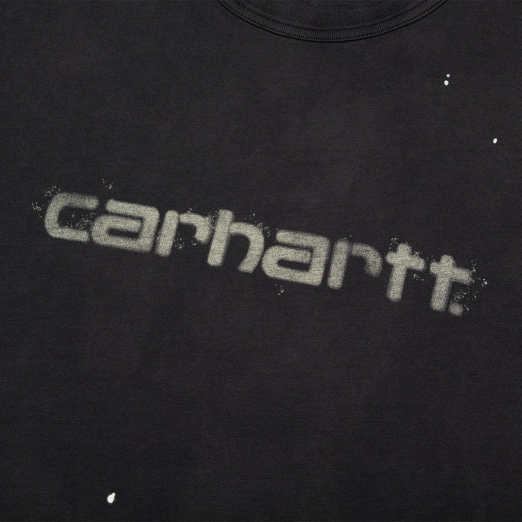Carhartt WIP - Women's Painter T-Shirt
Style # I036848-89EJ
Color : Black (Destroy Wash Splatter)