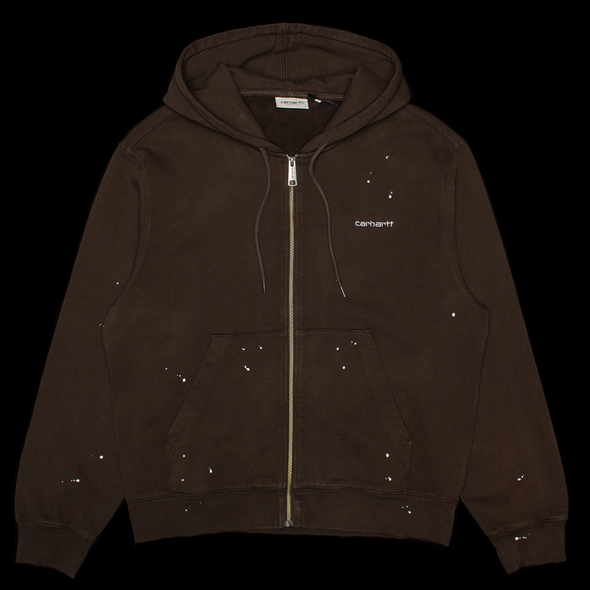 Carhartt WIP - Hooded Painter Jacket
Style # I036913-47EJ
Color : Tobacco (Destroy Wash Splatter)