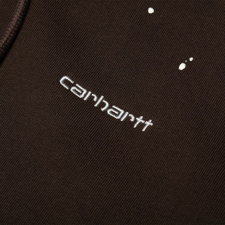 Carhartt WIP - Hooded Painter Jacket
Style # I036913-47EJ
Color : Tobacco (Destroy Wash Splatter)