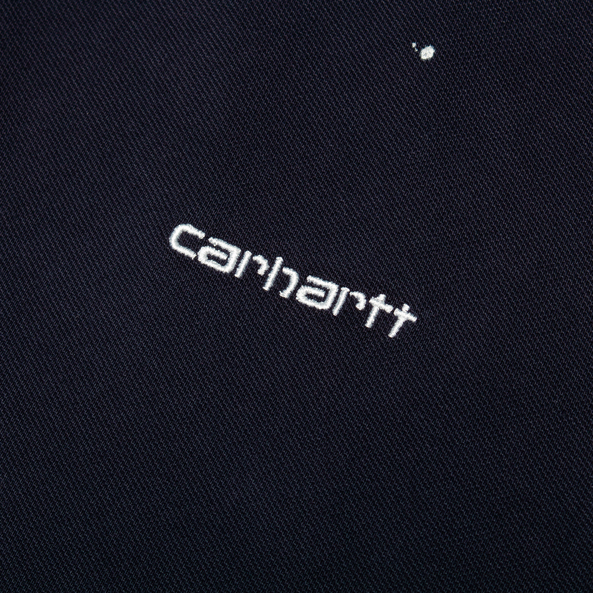 Carhartt WIP - Painter Polo
Style # I036856-1C
Color : Dark Navy (Destroy Wash Splatter)
