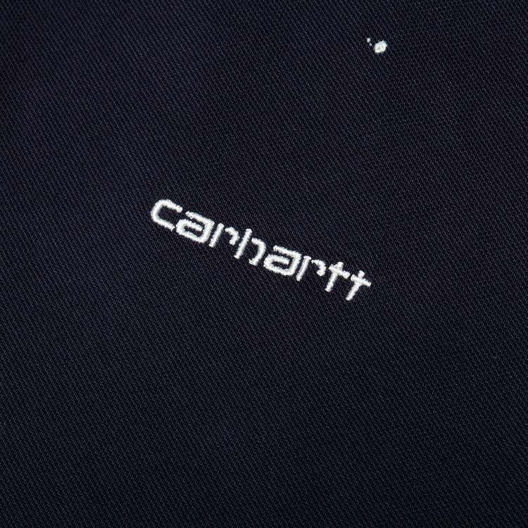 Carhartt WIP - Painter Polo
Style # I036856-1C
Color : Dark Navy (Destroy Wash Splatter)