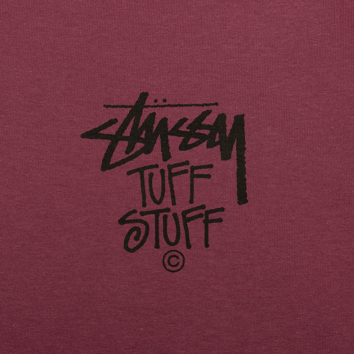 Stussy | Tuff Stuff T-Shirt Style # 1905025 Color : Berry