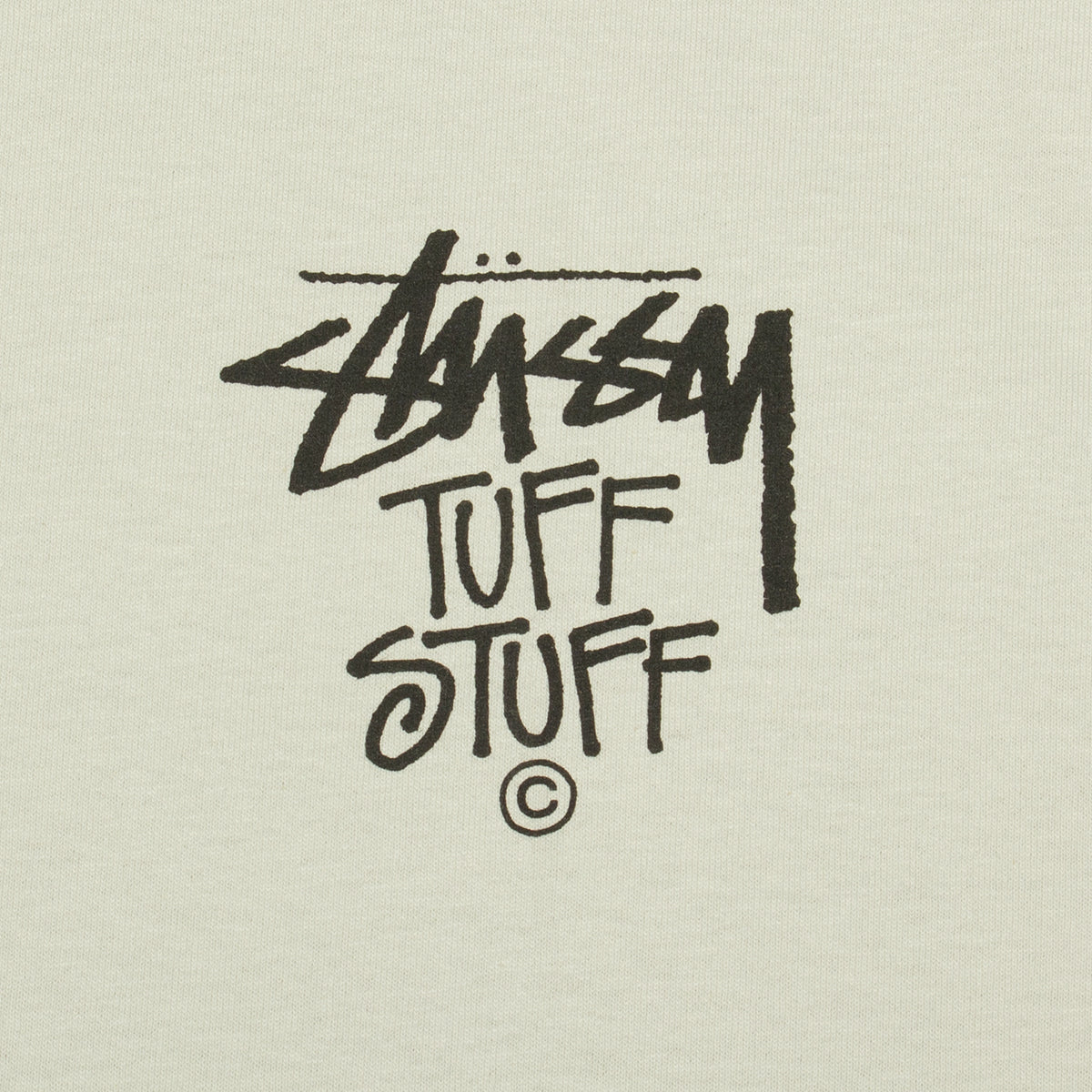 Stussy | Tuff Stuff T-Shirt Style # 1905025 Color : Fog