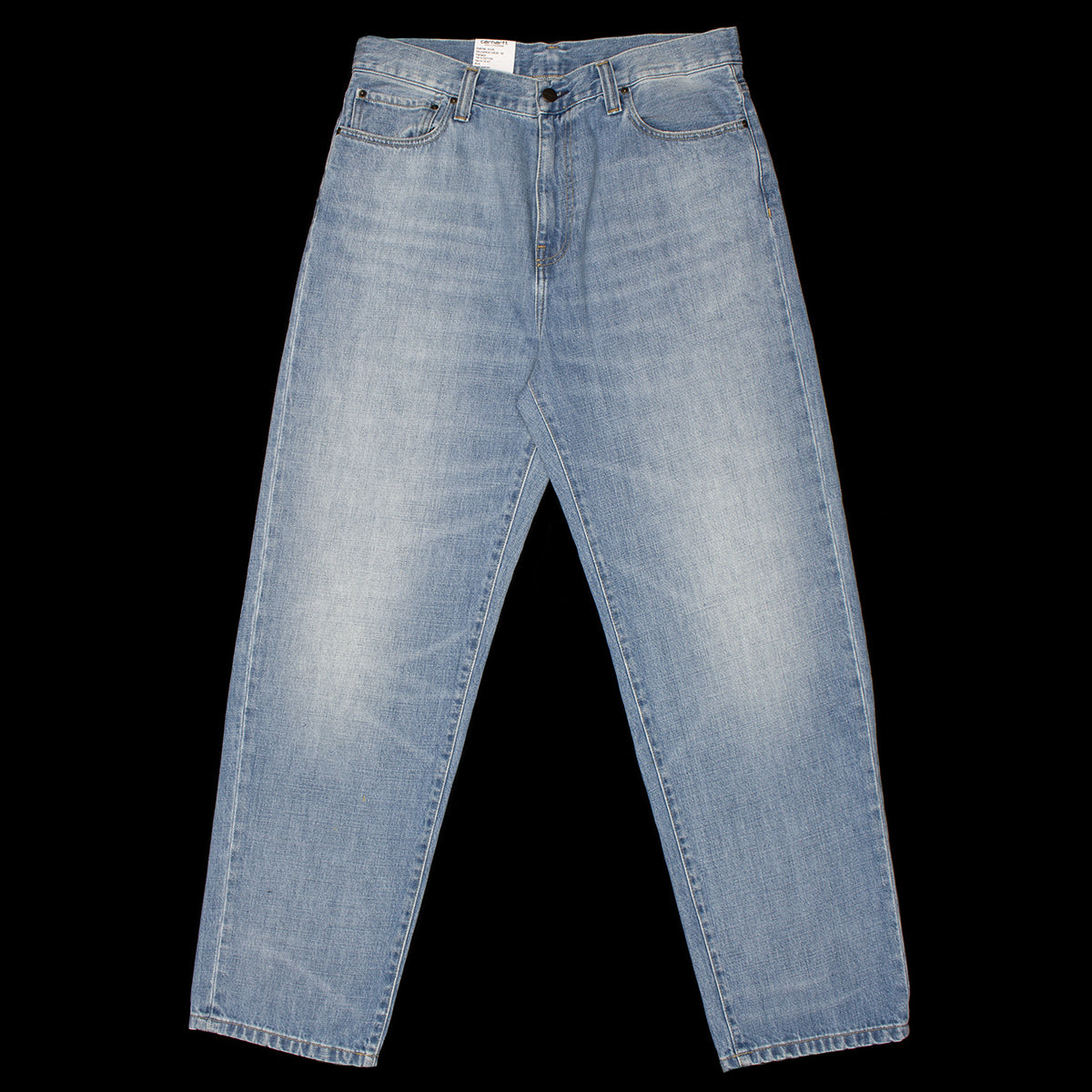 Carhartt WIP - Aaron Pant
Style # I036728-01UR
Color : Blue (Burst Washed)