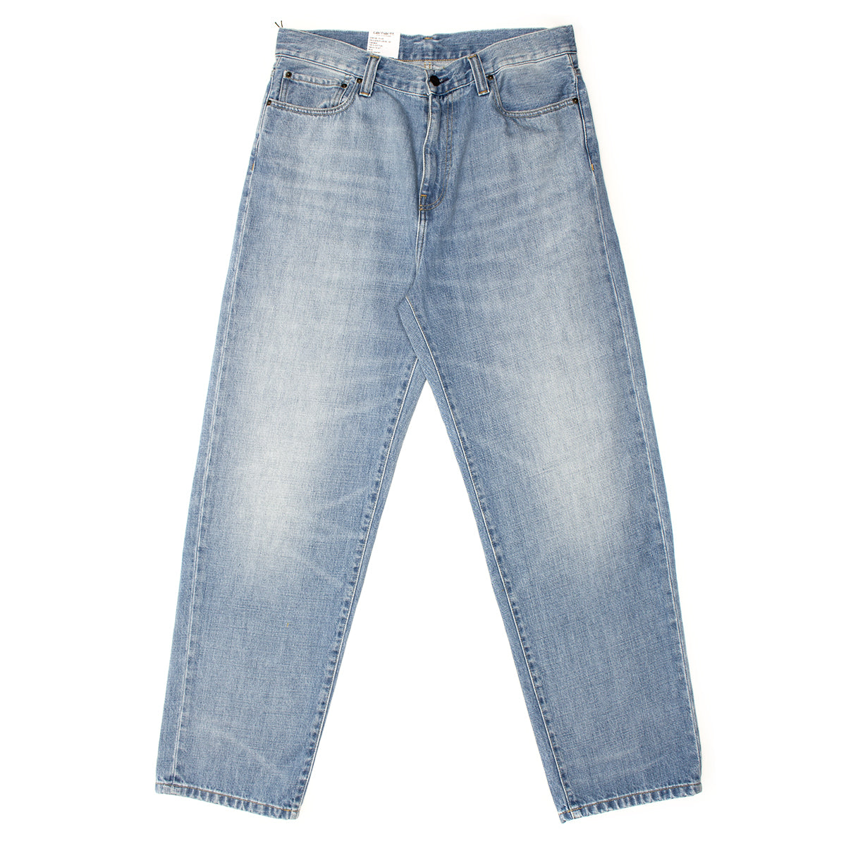 Carhartt WIP - Aaron Pant
Style # I036728-01UR
Color : Blue (Burst Washed)