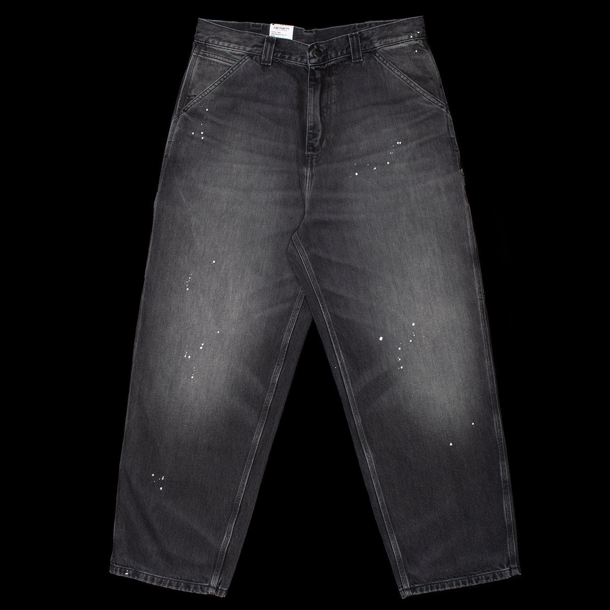 Carhartt WIP - OG Single Knee Pant
Style # I037031-89EJ
Color : Black (Destroy Wash Splatter)