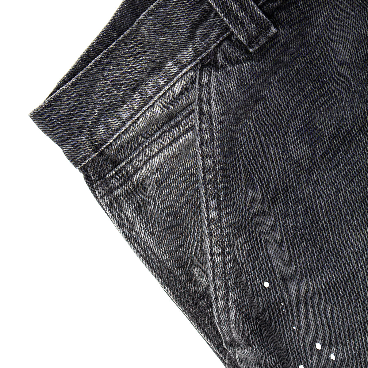 Carhartt WIP - OG Single Knee Pant
Style # I037031-89EJ
Color : Black (Destroy Wash Splatter)