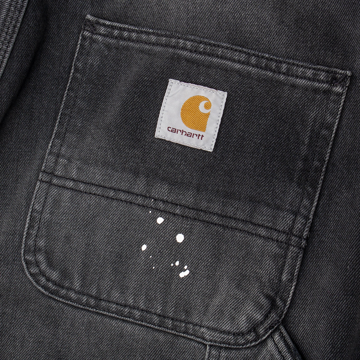 Carhartt WIP - OG Single Knee Pant
Style # I037031-89EJ
Color : Black (Destroy Wash Splatter)