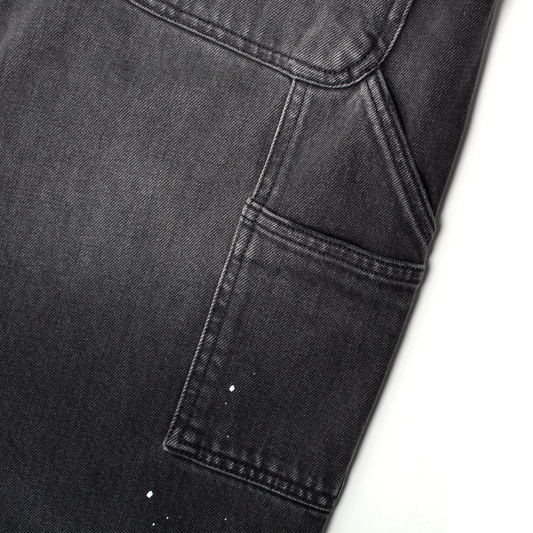 Carhartt WIP - OG Single Knee Pant
Style # I037031-89EJ
Color : Black (Destroy Wash Splatter)