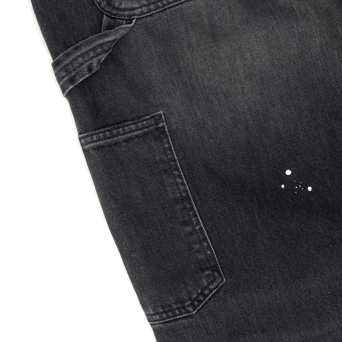 Carhartt WIP - OG Single Knee Pant
Style # I037031-89EJ
Color : Black (Destroy Wash Splatter)