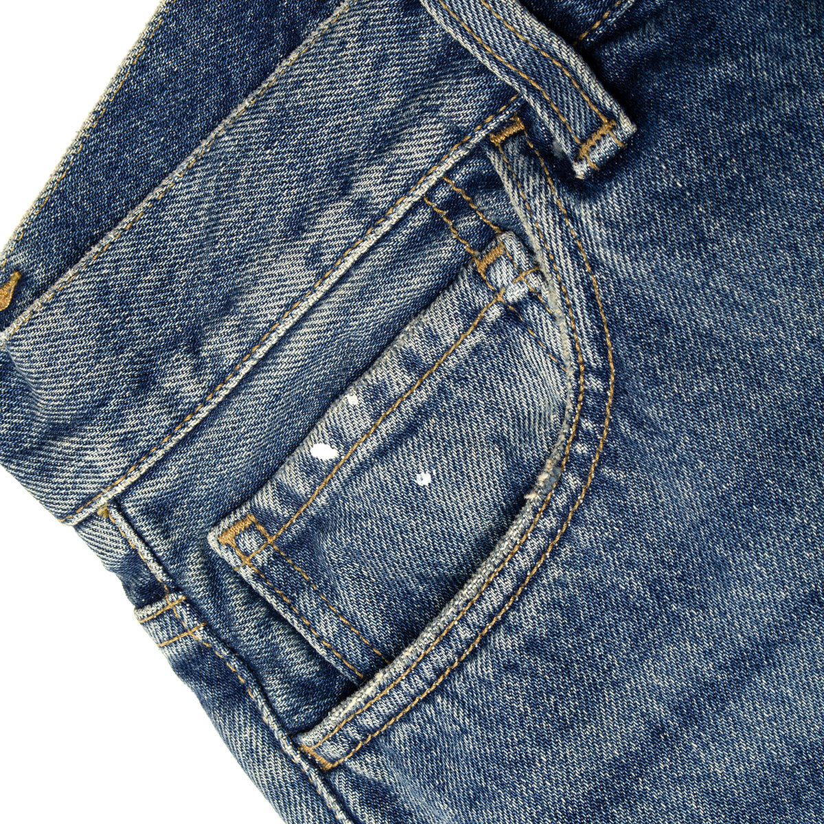 Carhartt WIP - Landon Pant
Style # I034733-01EJ
Color : Blue (Destroy Wash Splatter)