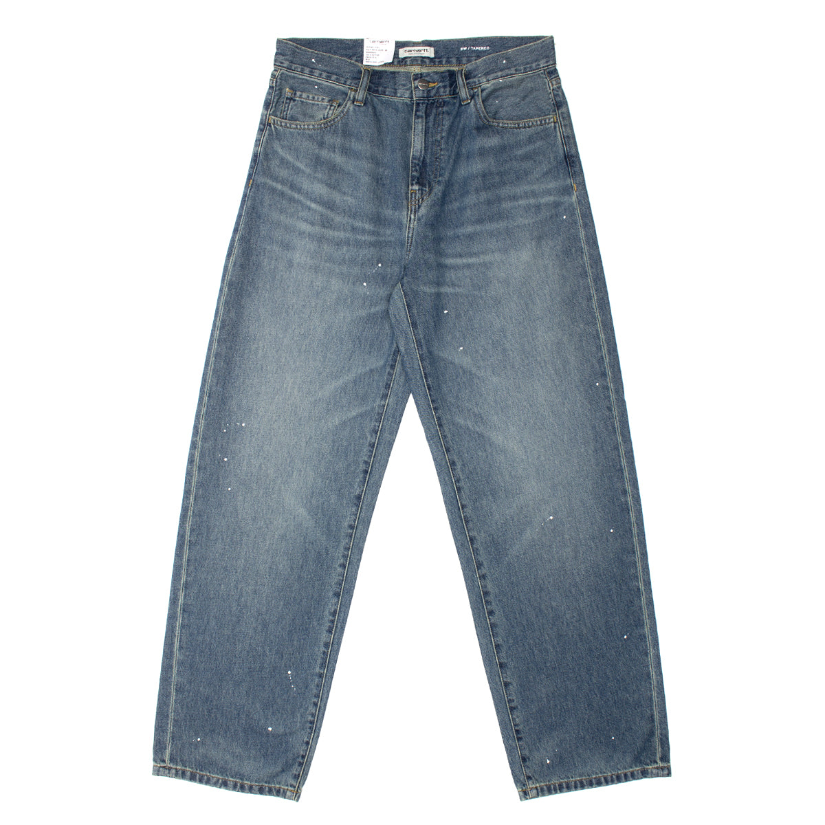 Carhartt WIP - Women's Arin Pant
Style # I037026-01EJ
Color : Blue (Destroy Wash Splatter)