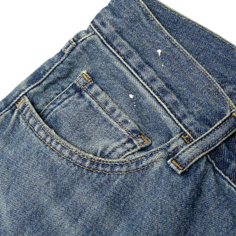 Carhartt WIP - Women's Arin Pant
Style # I037026-01EJ
Color : Blue (Destroy Wash Splatter)