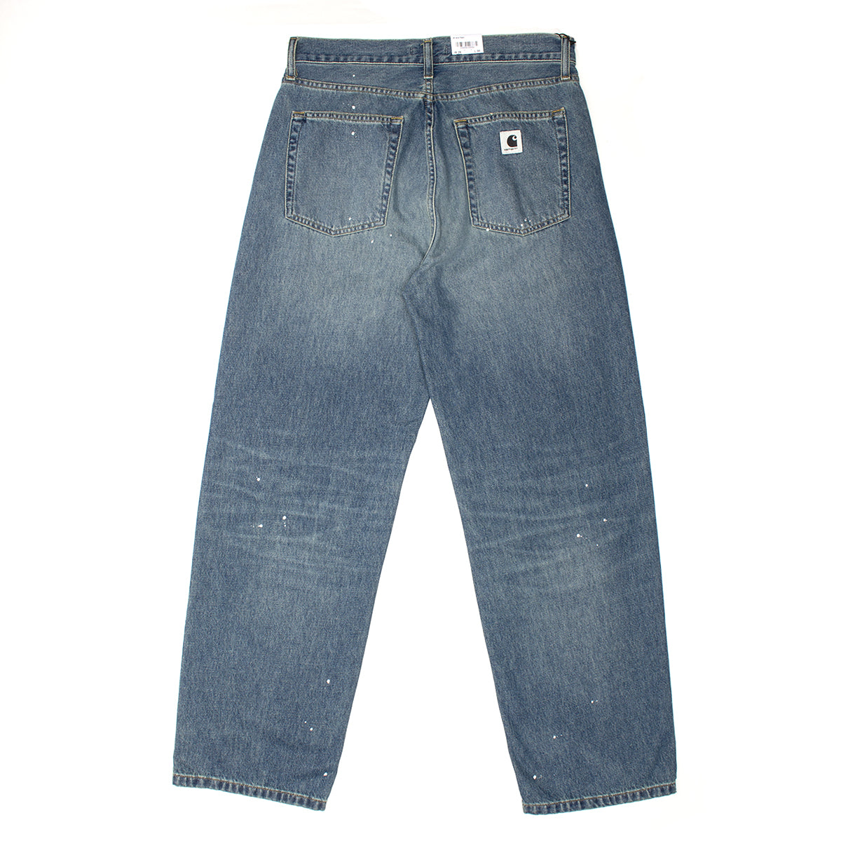Carhartt WIP - Women's Arin Pant
Style # I037026-01EJ
Color : Blue (Destroy Wash Splatter)