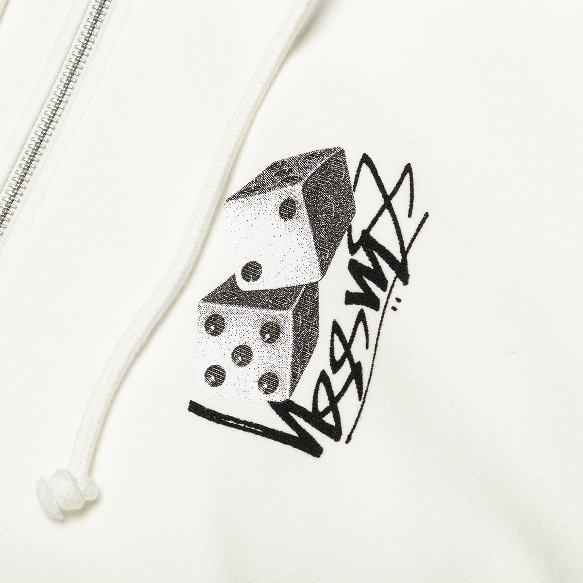 Stussy - Tall Dice Zip Hoodie
Style # 1975187
Color : Off White