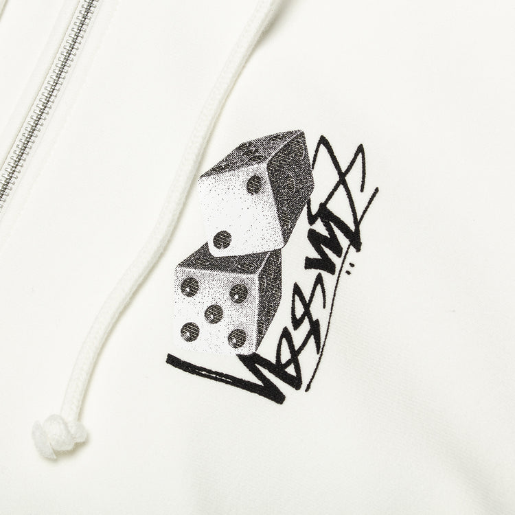 Stussy - Tall Dice Zip Hoodie
Style # 1975187
Color : Off White