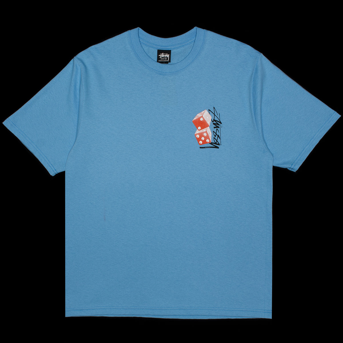 Stussy - Tall Dice T-Shirt
Style # 1905187
Color : Sky Blue