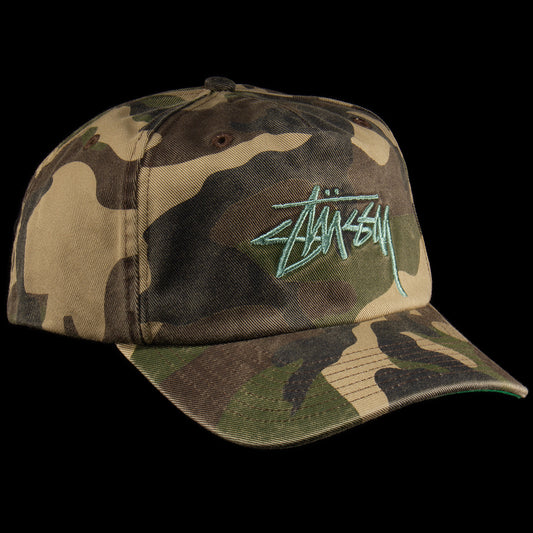 Stussy - Big Stock Mid Depth Hat
Style # 1311209
Color : Woodland Camo